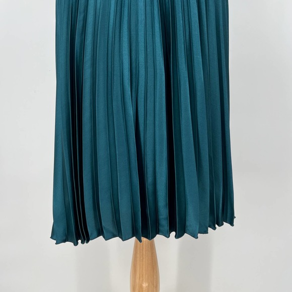 MARIA BIANCA NERO Vintage Dress Womens XS Teal Blue Strapless Lace Tube NWT Y2K - Picture 6 of 15